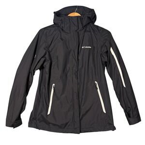 Columbia Interchange Jacket Womens S Black Waterproof Hooded Hiking Gorpcore